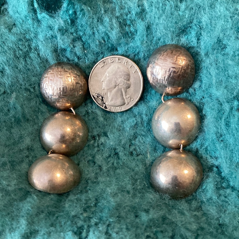 Silver handmade earrings